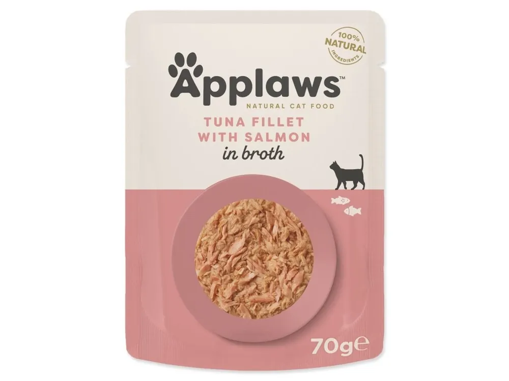 Koop Online Applaws kapsička Cat JELLY 70g tuňák a LOSOS v aspiku