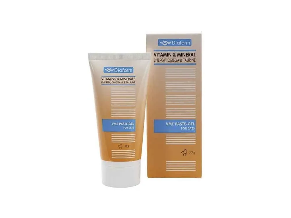 Bestseller Vitamin&Mineral Energy Paste-Gel pro kočky 50g Omega 6 & Taurin