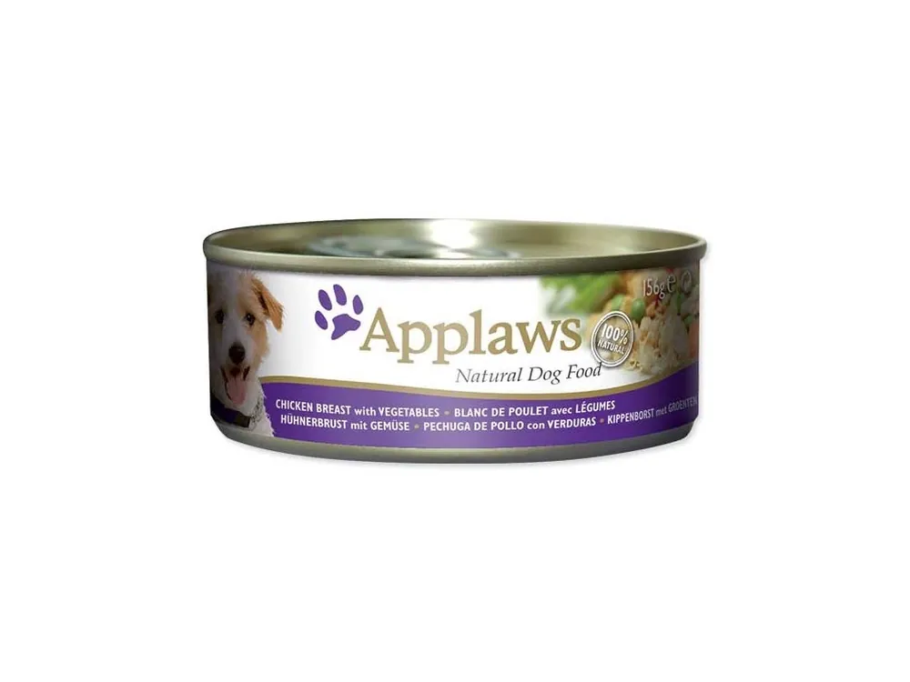 Flitsaanbieding APPLAWS Dog Chicken, Veg & Rice 156g