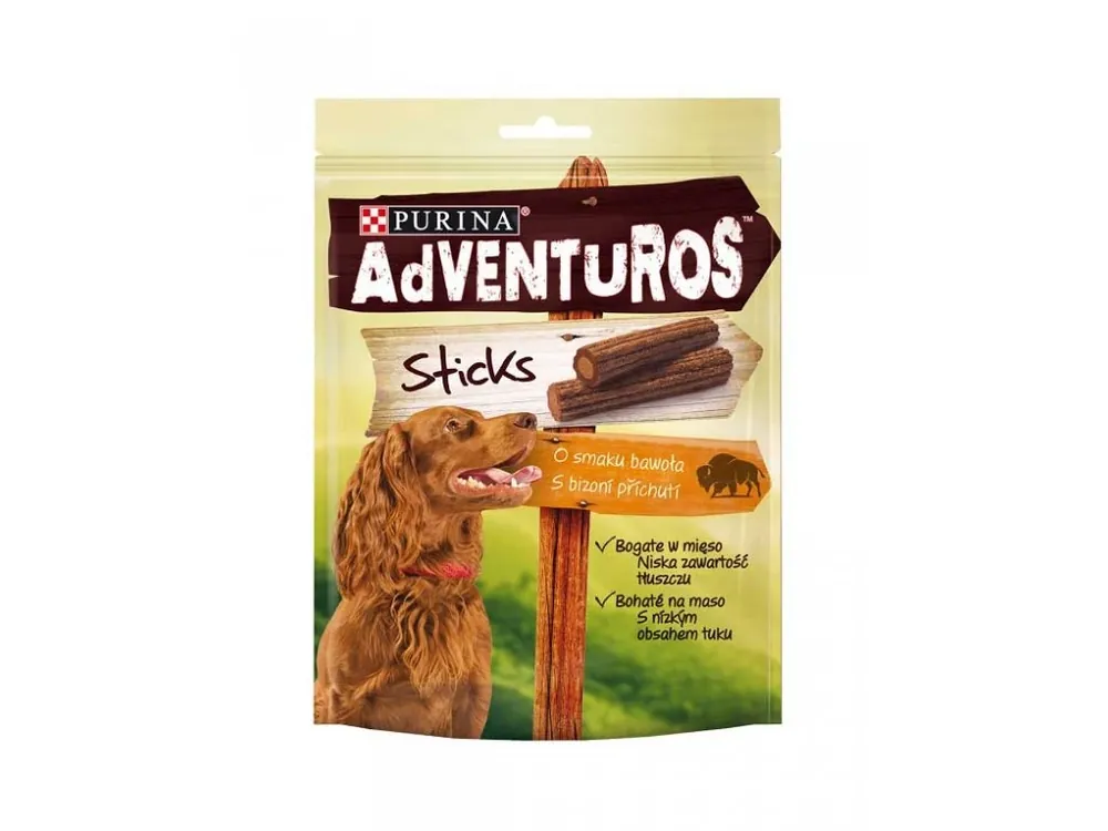 ADVENTUROS Sticks s bizoní příchutí 120g Nieuw