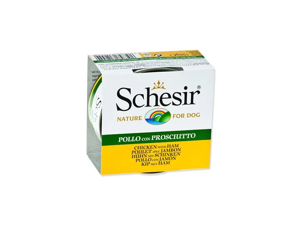 Gecertificeerd SCHESIR konzerva kuřecí + šunka v želé 150g