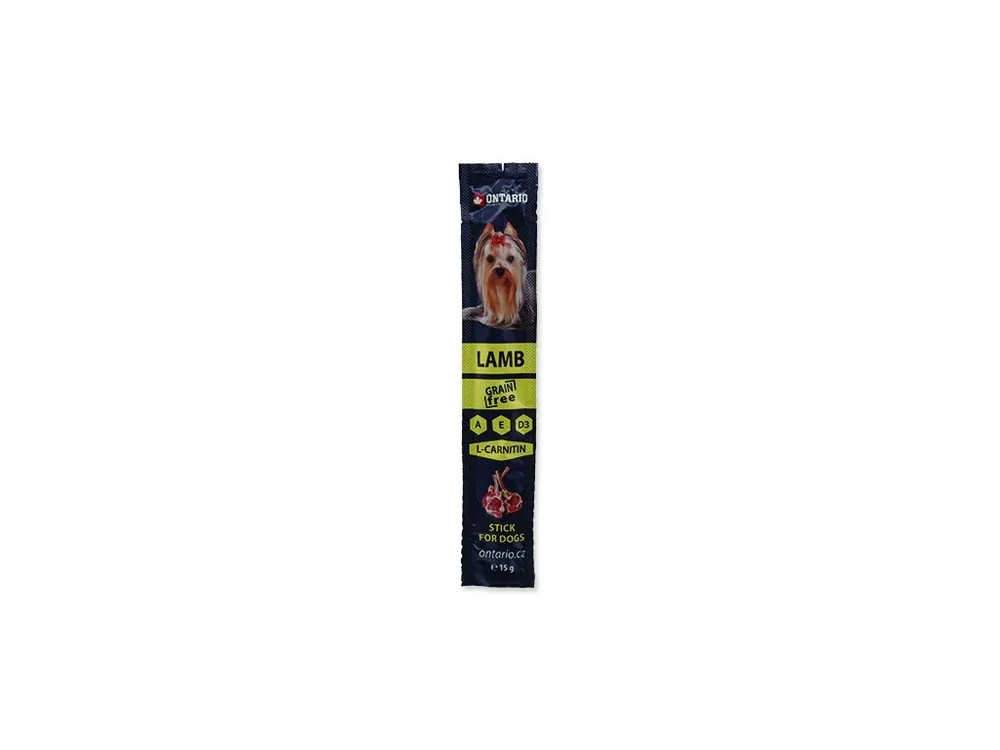 Stick ONTARIO for dogs lamb 15g Finale Uitverkoop