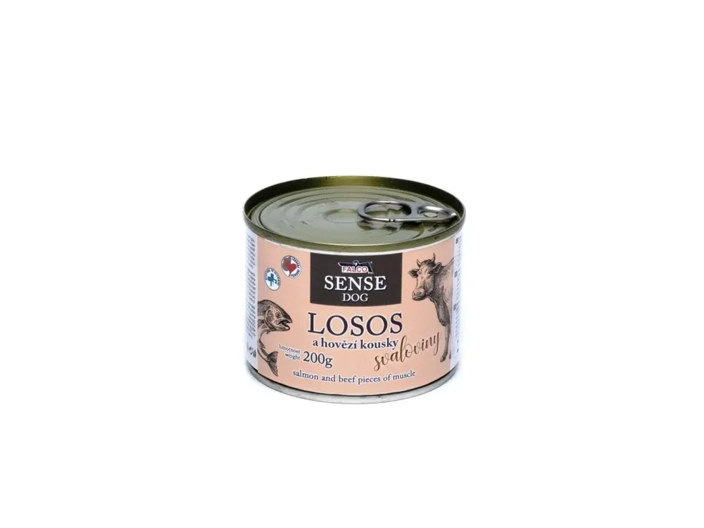 Falco Sense dog Losos a Hovězí 200 g Gratis Retour