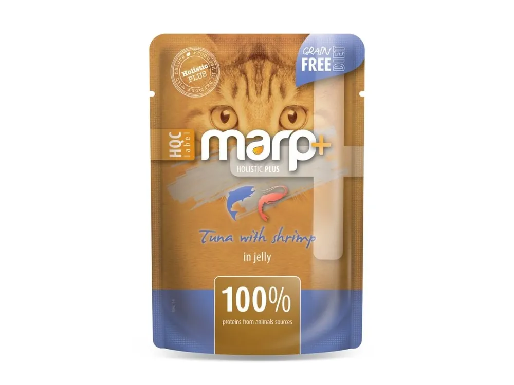 Marp Holistic Plus kapsička pro kočky - Tuňák s krevetami v želé 55 g Fabrieksprijs
