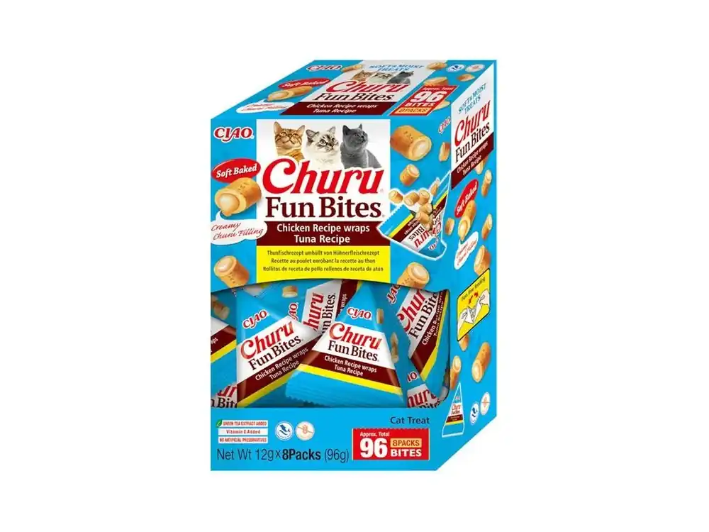 Inaba Churu Fun Bites cat snack kuře&tuňák 96 g Bestseller