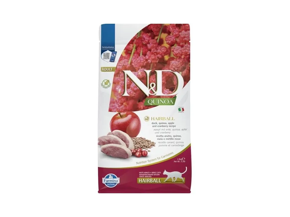 N&D QUINOA Cat GF Hairball Laatste Versie