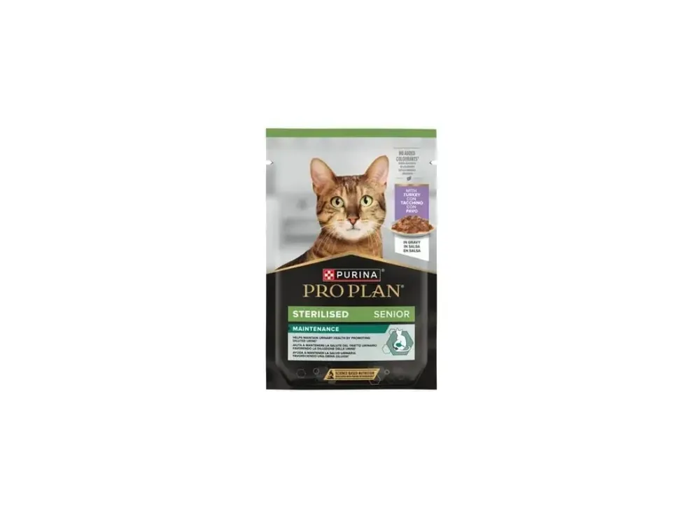 Pro Plan Cat kapsička Senior 7+ Sterilised Krůta ve šťávě 85 g Betrouwbaar