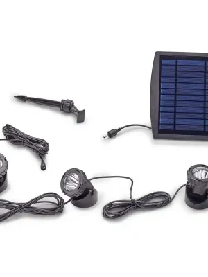 Solární osvětlení do jezírka Pontec PondoSolar LED Set 3 Baterie Korting