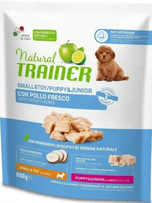 TRAINER Natural Puppy&Junior Mini kuřecí 800g Superprijs