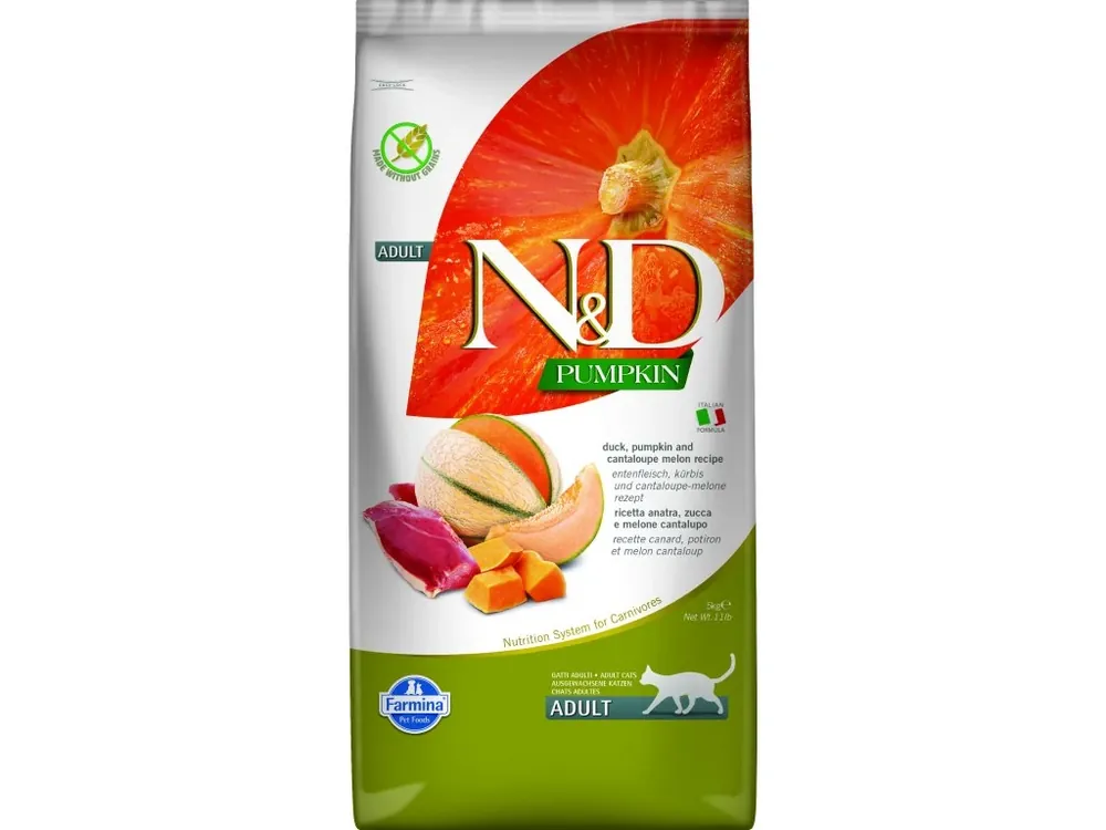 Speciale Aanbieding N&D Pumpkin CAT Duck & Cantaloupe melon 5kg