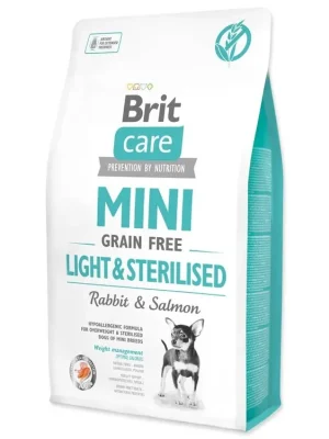 Beperkte Voorraad Brit Care Dog Mini Grain Free Light & Sterilised 2kg