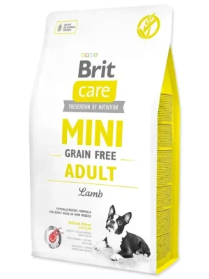 Brit Care Dog Mini Grain Free Adult Lamb 2kg Tijdelijk Beschikbaar