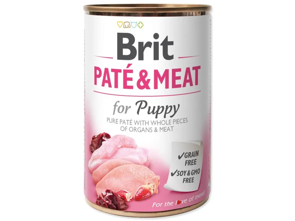 Brit Paté & Meat Puppy 400g Korting