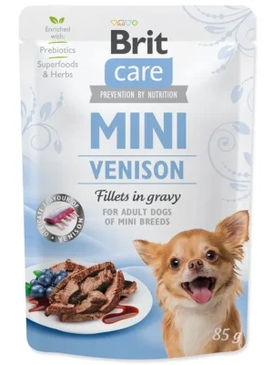Brit Care Dog Mini Venison fillets in gravy 85g Beste Prijs