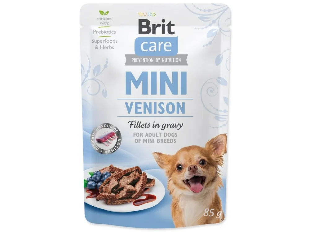 Brit Care Dog Mini Venison fillets in gravy 85g Beste Prijs