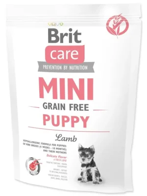 Brit Care Dog Mini Grain Free Puppy Lamb 400g Korting