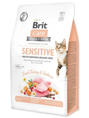 Brit Care Cat GF Sensitive Healthy Digestion & Delicate Taste 0,4kg Superprijs