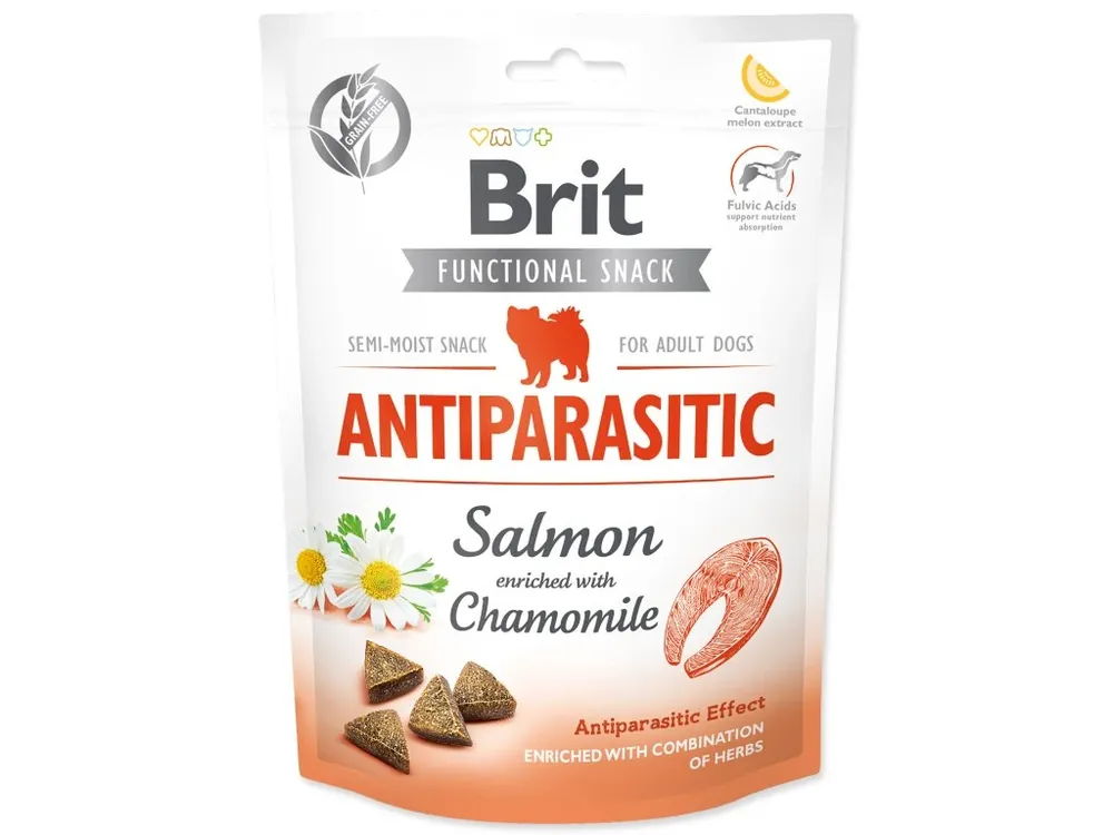 Brit Care Dog Functional Snack Antiparasitic Salmon 150g Dagaanbieding