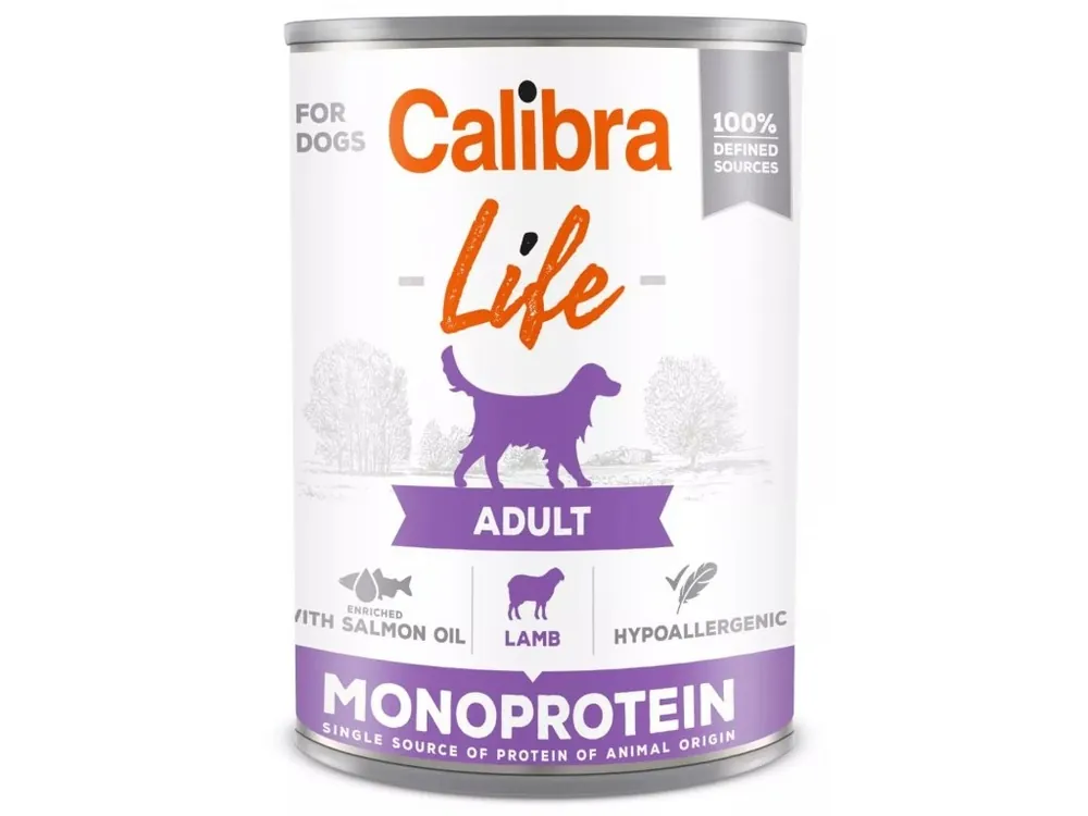 Calibra Dog Life Cans Adult Lamb 400g Rechtstreeks Van De Fabrikant
