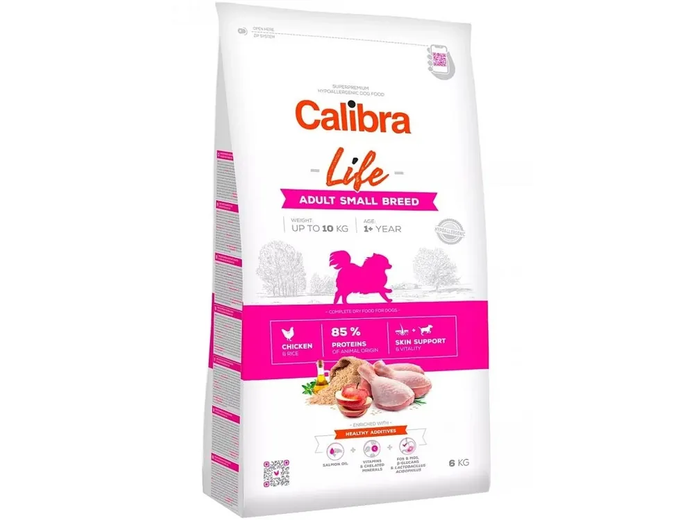 Tijdelijk Beschikbaar Calibra Dog Life Adult Small Breed Chicken 6kg