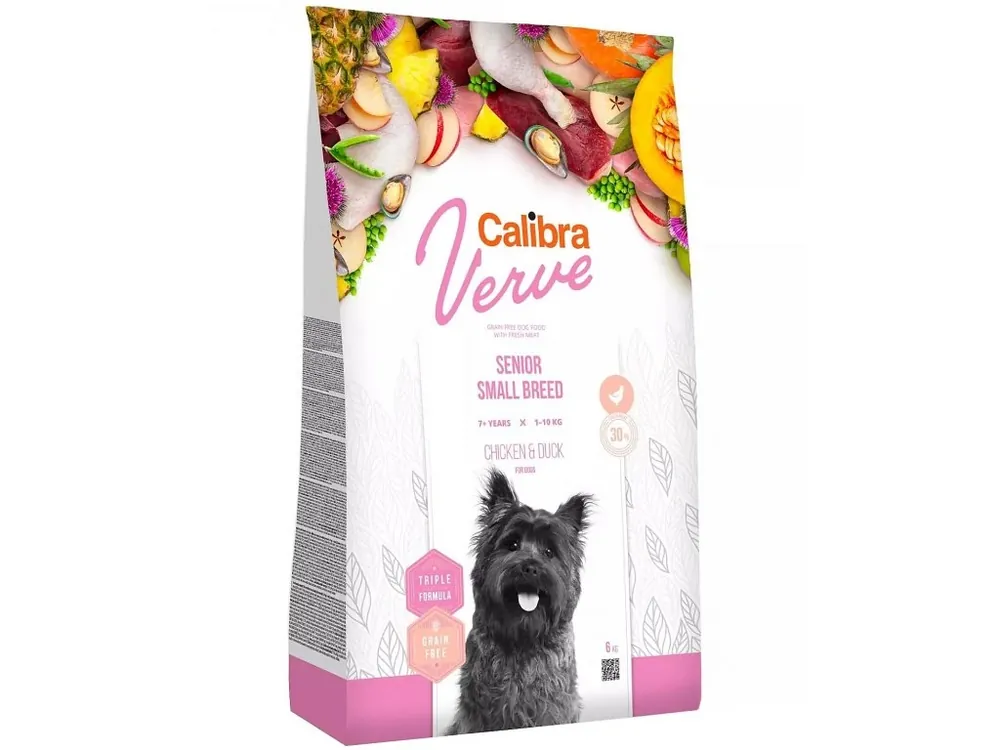 Calibra Dog Verve GF Senior Small Chicken & Duck 6kg Gecertificeerd