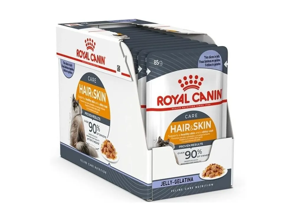 Op = Op Royal Canin Cat Hair & Skin Jelly 12x85 g
