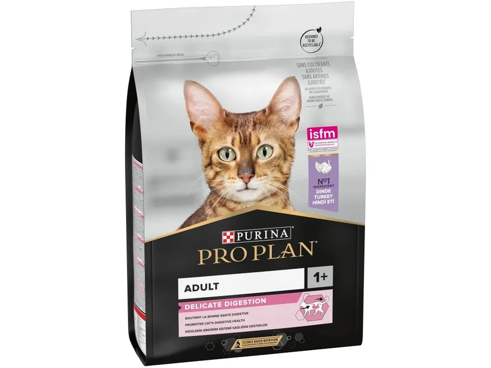 Superprijs Purina ProPlan Cat Delicate Digestion Turkey 1,5kg