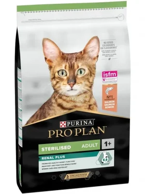 Shop Nu Purina ProPlan Cat Adult Sterilised Renal Plus Salmon 1,5kg