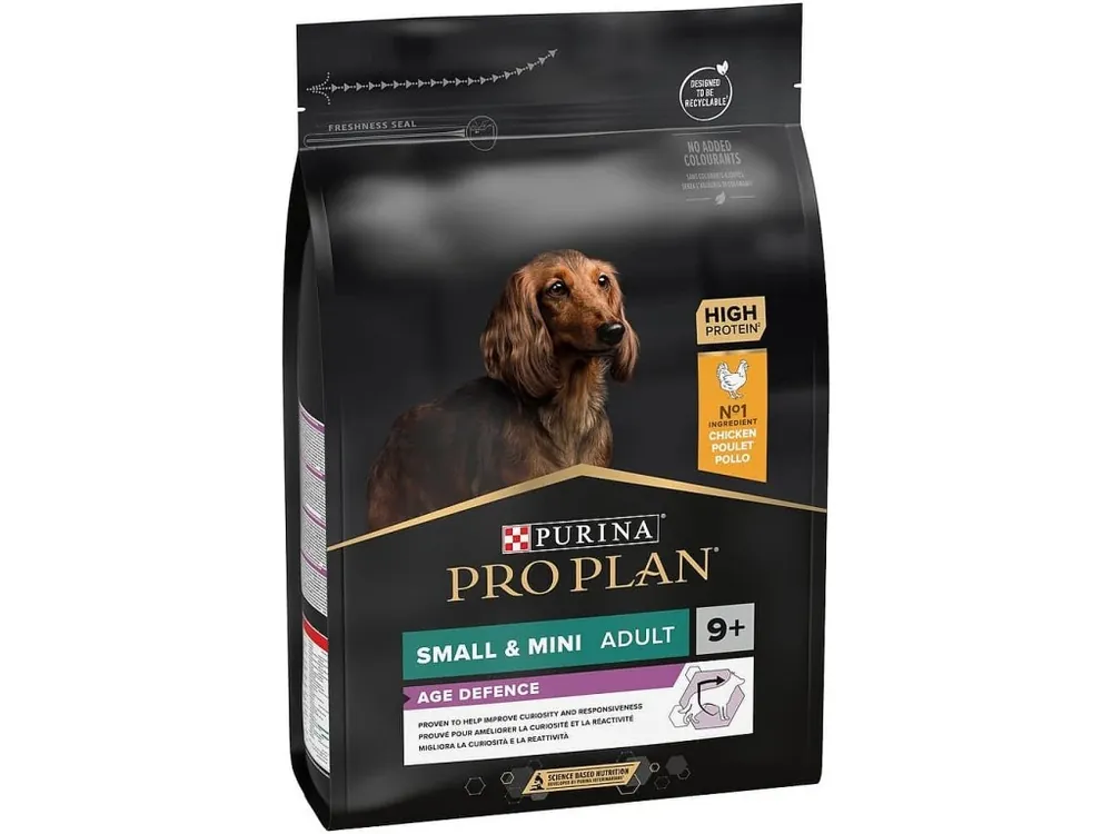 Premium Purina ProPlan Dog Adult 9+ Age Defence Small & Mini Chicken 700g