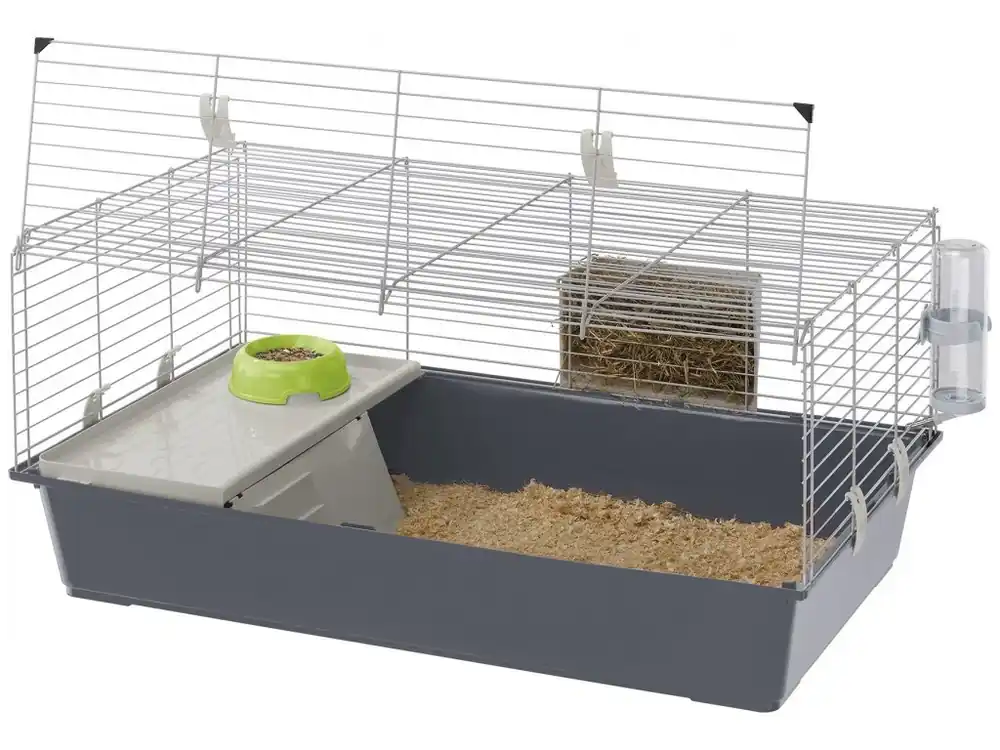 FERPLAST Klec RABBIT 100 s výbavou 95x57x46cm králík Seizoensaanbieding