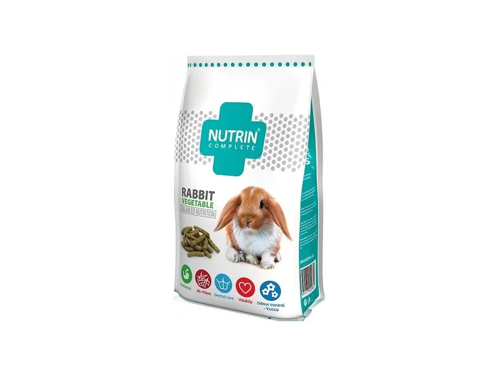 Snelle Levering Nutrin Complete Rabbit Adult Vegetable 1500g