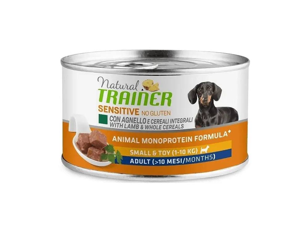 TRAINER Natural Sensitive No Gluten Smal&Toy Adult jehněčí 150g Direct Verzonden