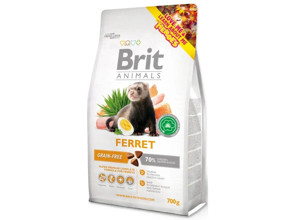 Flitsaanbieding Brit Animals Ferret 700g