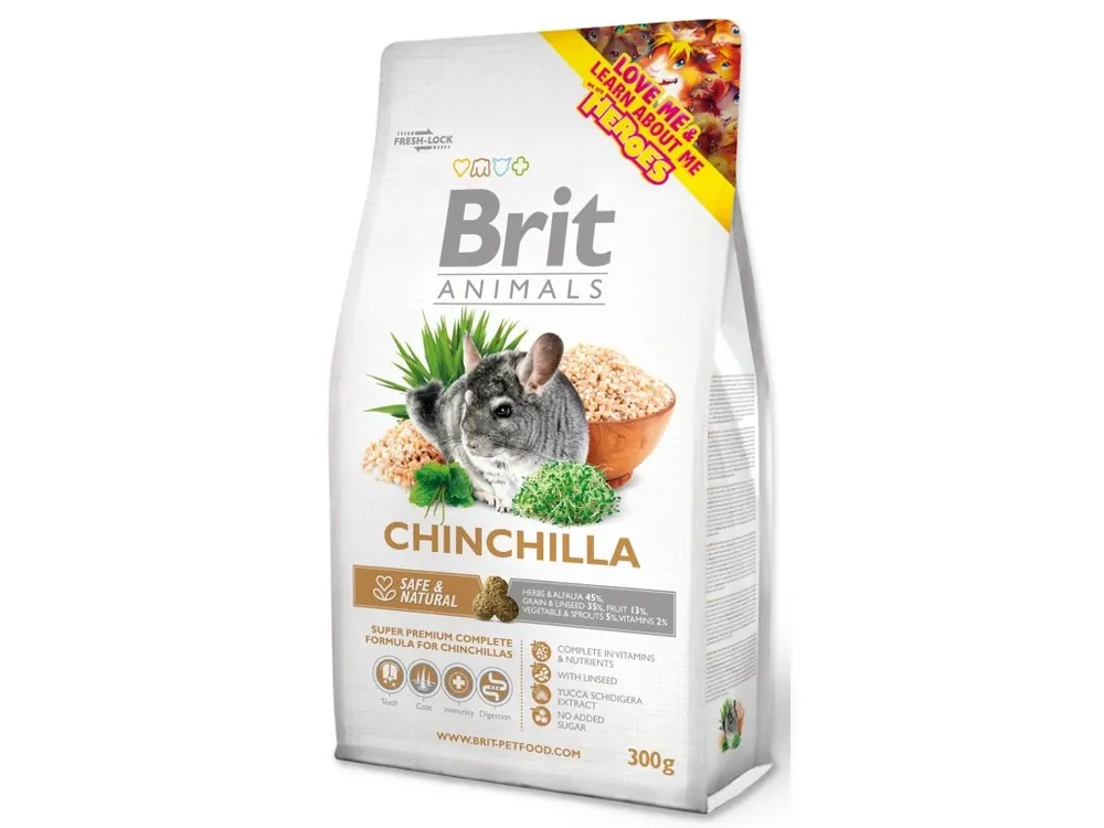 Voordeelprijs Brit Animals Chinchila Complete 300g