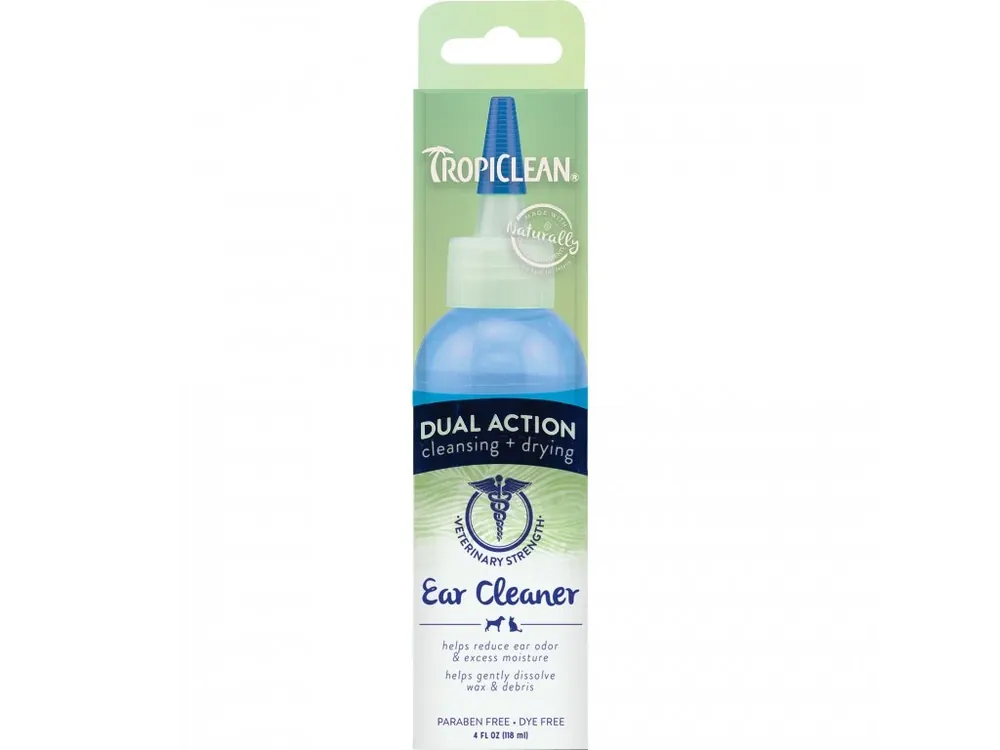 TROPICLEAN kapky na čištění uší s dvojím učinkem 118 ml Favoriet
