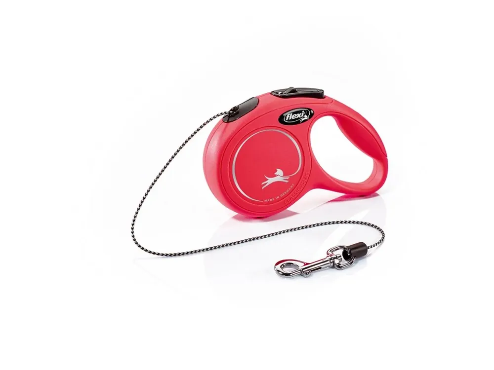 Meest Verkocht Vodítko Flexi New Classic XS lanko 3m/8kg červená