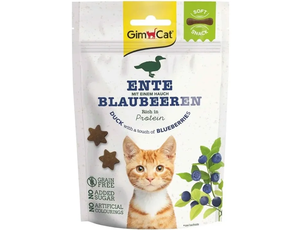 Koop Vandaag GIMCAT Soft Snacks Kachna s boruvkami 60g