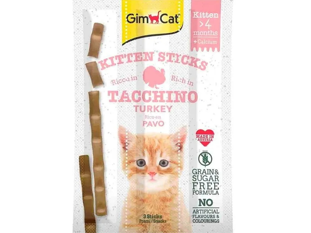 Voordeelprijs GIMCAT Sticks Kitten krocan & calcium 3ks