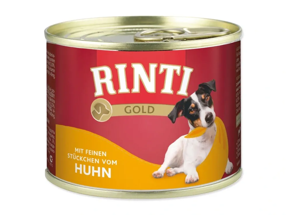 Finnern Rinti Gold konzerva kuře 185g Nu Kopen