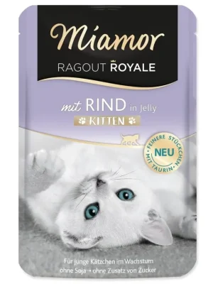 Kapsička MIAMOR Ragout Kitten hovězí v želé 100g Shop Nu