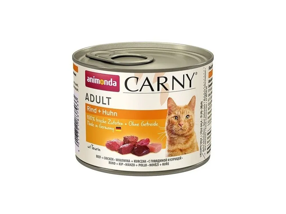 Betrouwbaar ANIMONDA Carny Adult Cat Beef & Chicken 200g