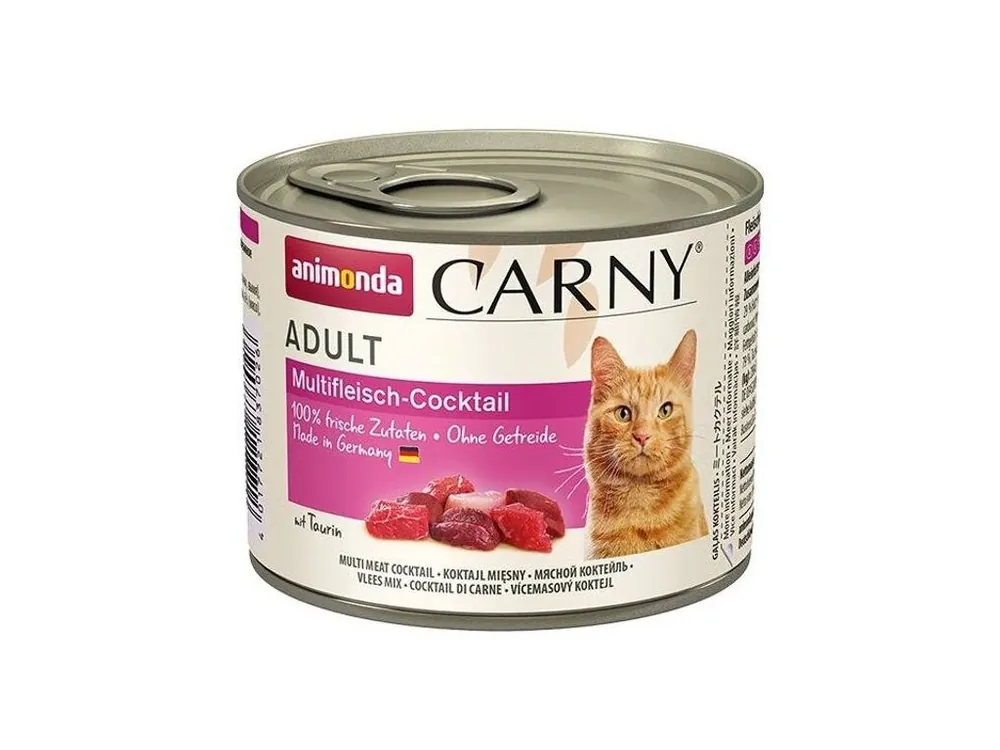 ANIMONDA Carny Adult Cat Meat Cocktail 200g Laatste Kans