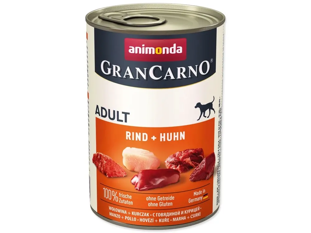 ANIMONDA GranCarno Adult Beef & Chicken 400g Gereduceerde Prijs