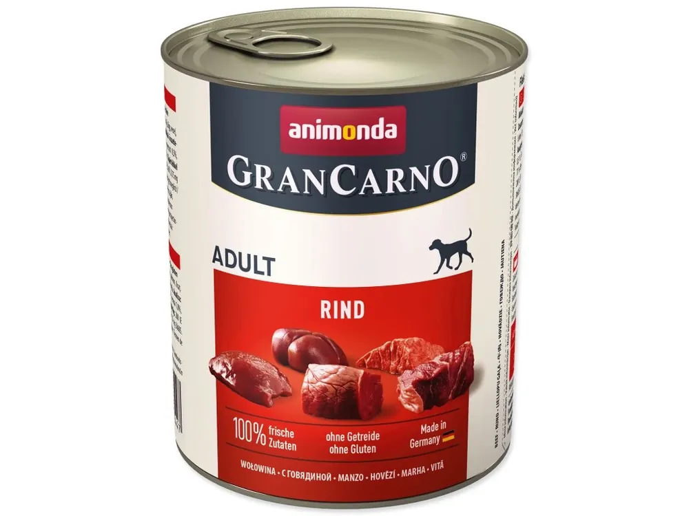 Favoriet ANIMONDA GranCarno Adult Beef 800g