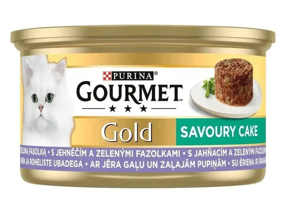 GOURMET Gold Savoury Cake Cans Lamb and Green Beans 85g Beste Prijs