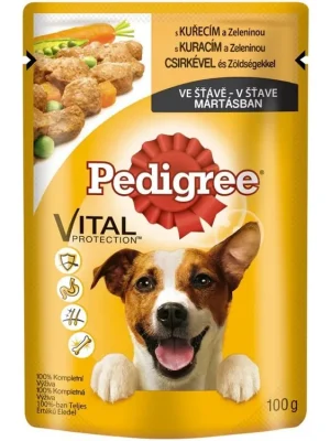 PEDIGREE kapsa Adult kuřecí & zelenina ve šťávě 100g Flitsaanbieding