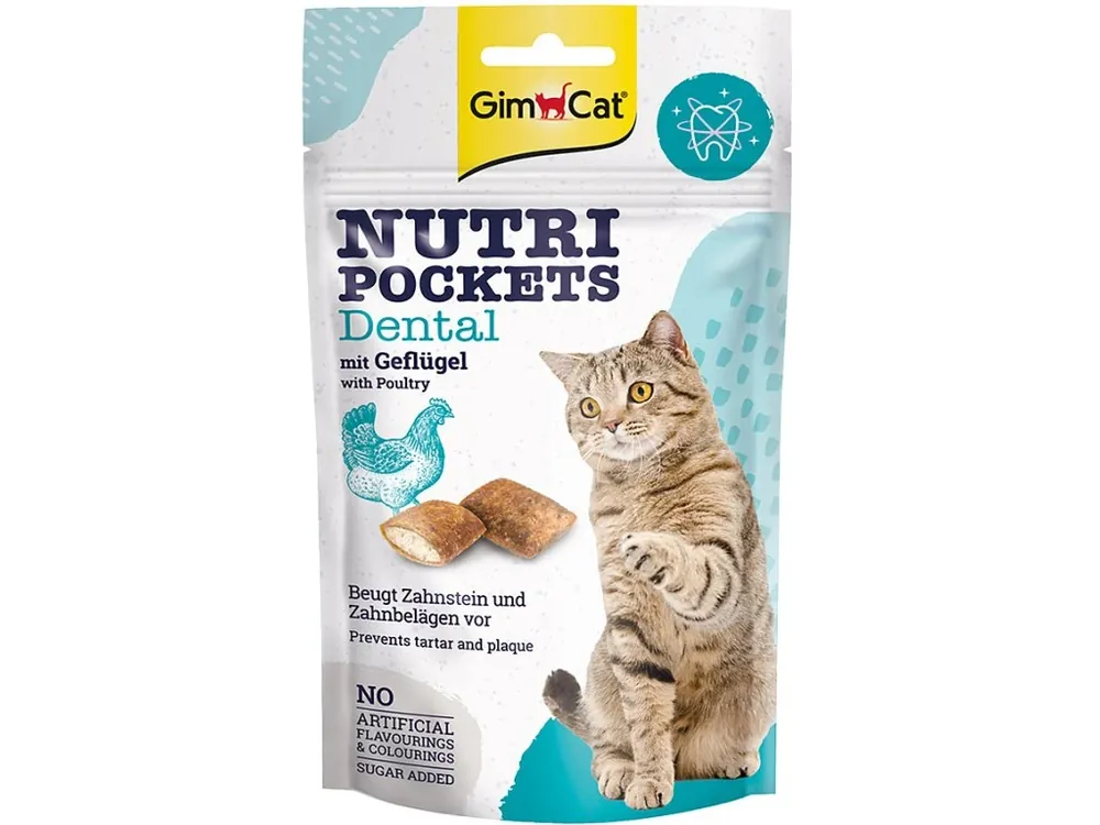 GIMCAT Nutri Pockets dentální 60 g Dagaanbieding