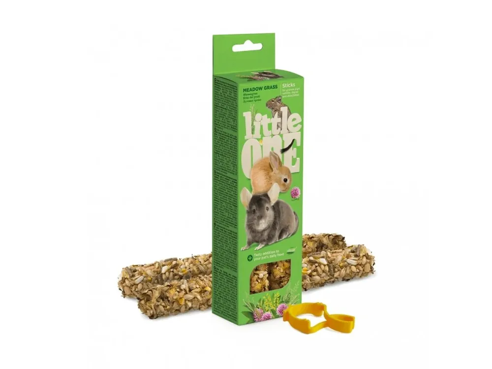 LITTLE ONE tyčinky pro morčata, králíky a činčily s vojtěškou 2x55g Beperkte Voorraad