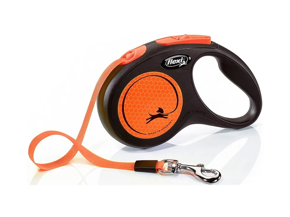 Betrouwbaar Vodítko FLEXI New Neon M páska 5m/25kg oranžové