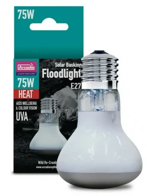 ARCADIA Reptile Solar Basking Floodlight 75W Gecertificeerd